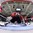 GRAND FORKS, NORTH DAKOTA - APRIL 21: Canada's Brett Howden #10 scores a third period goal against Switzerland's Philip Wuthrich #29 while William Bitten #14 and Dominik Volejnicek #11 look on during quarterfinal round action at the 2016 IIHF Ice Hockey U18 World Championship. (Photo by Minas Panagiotakis/HHOF-IIHF Images)

